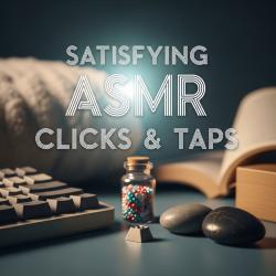 Satisfying ASMR Clicks and Taps. Передняя обложка. Нажмите, чтобы увеличить.