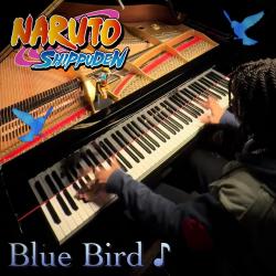 Blue Bird Naruto Shippuden OP3 - Single. Передняя обложка. Нажмите, чтобы увеличить.
