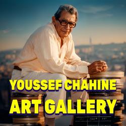 YOUSSEF CHAHINE ART GALLERY - معرض لوحات يوسف شاهين - Single. Передняя обложка. Нажмите, чтобы увеличить.