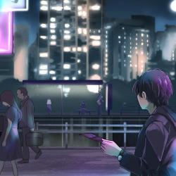 One Night With You feat. GUMI - EP. Передняя обложка. Нажмите, чтобы увеличить.