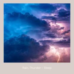 Rain, Thunder - Sleep. Передняя обложка. Нажмите, чтобы увеличить.