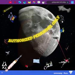 iNTERLOOPER : LAUNCH OF MOTiON. Передняя обложка. Нажмите, чтобы увеличить.