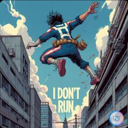 I Don't Run - Single. Передняя обложка. Нажмите, чтобы увеличить.