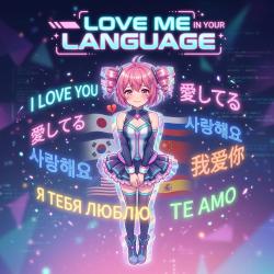 Love Me in Your Language - Single. Передняя обложка. Нажмите, чтобы увеличить.