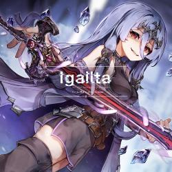 Igallta -The Shatterer of Horizons-. Передняя обложка. Нажмите, чтобы увеличить.
