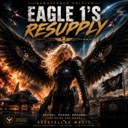 EAGLE 1'S RESUPPLY feat. Vickie Simons. Передняя обложка. Нажмите, чтобы увеличить.