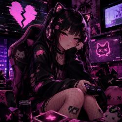 404: WAIFU NOT FOUND - EP. Передняя обложка. Нажмите, чтобы увеличить.