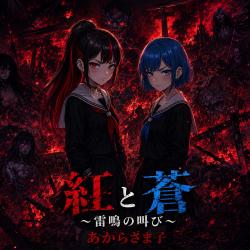 Red and Blue Cry of Thunder - EP. Передняя обложка. Нажмите, чтобы увеличить.