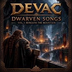 Dwarven Songs, Vol. I: Beneath the Mountain. Передняя обложка. Нажмите, чтобы увеличить.