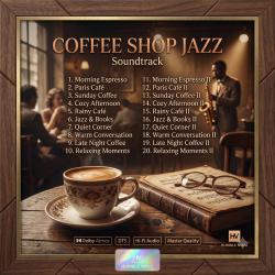 Coffee Shop Jazz Soundtrack. Передняя обложка. Нажмите, чтобы увеличить.