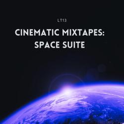 Cinematic Mixtapes: Space Suite Production Music Soundtrack. Передняя обложка. Нажмите, чтобы увеличить.