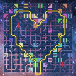 CIRCUITOUSNESS, Vol. 1 Original Motion Tiles Game Soundtrack. Передняя обложка. Нажмите, чтобы увеличить.