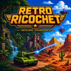 Retro Ricochet Original Game Soundtrack. Передняя обложка. Нажмите, чтобы увеличить.