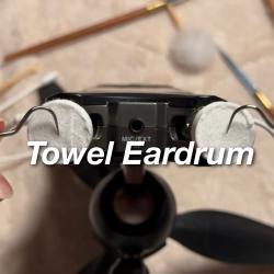 ASMR Compressed Towel Eardrum Scratching / No Talking. Передняя обложка. Нажмите, чтобы увеличить.