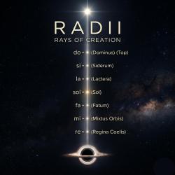 Radii: Rays of Creation Soundtrack. Передняя обложка. Нажмите, чтобы увеличить.