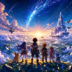 Starry Sky Adventure - EP. Передняя обложка. Нажмите, чтобы увеличить.
