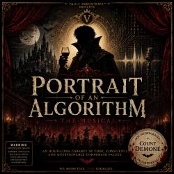 Portrait of an Algorithm Cyber Cabaret Soundtrack. Передняя обложка. Нажмите, чтобы увеличить.