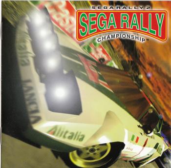 Sega Rally 2. Booklet Front. Нажмите, чтобы увеличить.