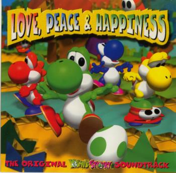 Love, Peace & Happiness • The Original Yoshi's Story Soundtrack. Booklet Front. Нажмите, чтобы увеличить.