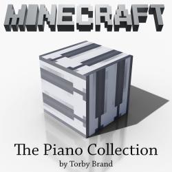 Minecraft: The Piano Collection. Передняя обложка. Нажмите, чтобы увеличить.