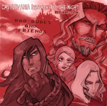 Castlevania: Symphony of the Night - Resurrection. Front. Нажмите, чтобы увеличить.