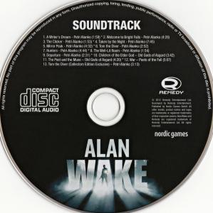 Alan Wake Soundtrack. Disc. Нажмите, чтобы увеличить.