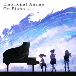 Emotional Anime on Piano, Vol. 1. Передняя обложка. Нажмите, чтобы увеличить.