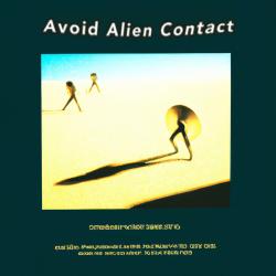 Avoid Alien Contact. Передняя обложка. Нажмите, чтобы увеличить.