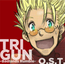 Trigun - Badlands Rumble Original Soundtrack. Передняя обложка. Нажмите, чтобы увеличить.