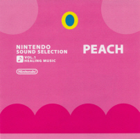 Nintendo Sound Selection Vol.1: Peach Healing Music. Передняя обложка. Нажмите, чтобы увеличить.