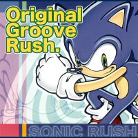 SONIC RUSH Original Groove Rush. Передняя обложка. Нажмите, чтобы увеличить.